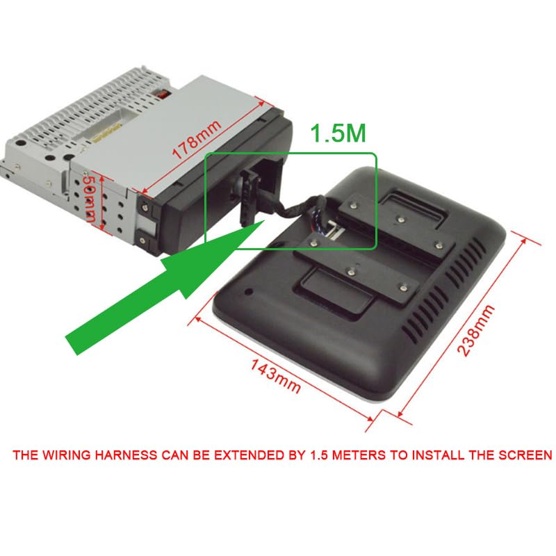 1.5m Cable for Rotatable Multifunction GPS Navigation Display