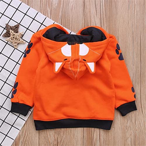 Toddler Boys Tiger Ears Hooded Jacket Spring Autumn Striped Zipper Coat Kids Fashion Causal Long Sleeve Hoodies2