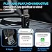 LUSSUVOX CarPlay Smart Box,Wireless CarPlay Adapter, converts Factory Wired to Wireless CarPlay dongle, Plug and Play