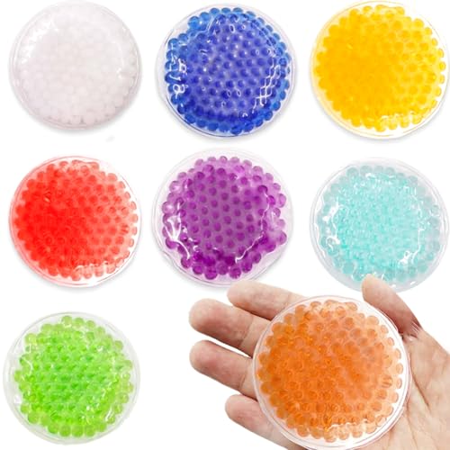 Boo Boo Ice Packs for Kids Toddler Reusable Baby Ice Pack, Kids Ice Pack, Hot or Cold Pack Gel Cooling Pad, for Pain Relief, Tired Eyes, Child Injury, Headache, Sinus Relief (8 Count)