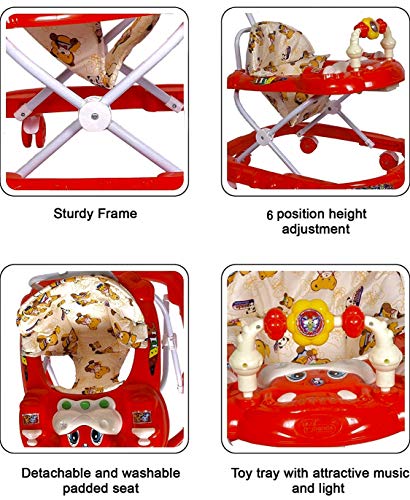 Goyals-Cartoon-Baby-Adjustable-Walker-Music-Rattles-with-Parental-Handle-Red