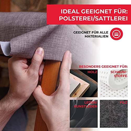 Everglue Industriekleber Extra Stark 140 Hochtemperatur Klebefäden mit schneller Anfangshaftung permanent haftend Hochtemperatur Sprühkleber - Hitzebständiger Industriekleber - extra stark 500ml