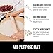GORILLA GRIP Food Grade Reusable Nonstick Silicone Baking Mat, 16.5x11.87, Half Sheet, Oven Safe Cookie Sheet Liners, Up to 500 Degrees, No Mess Easy Clean Pastry Mats, Kitchen Essentials, 2PK, Black