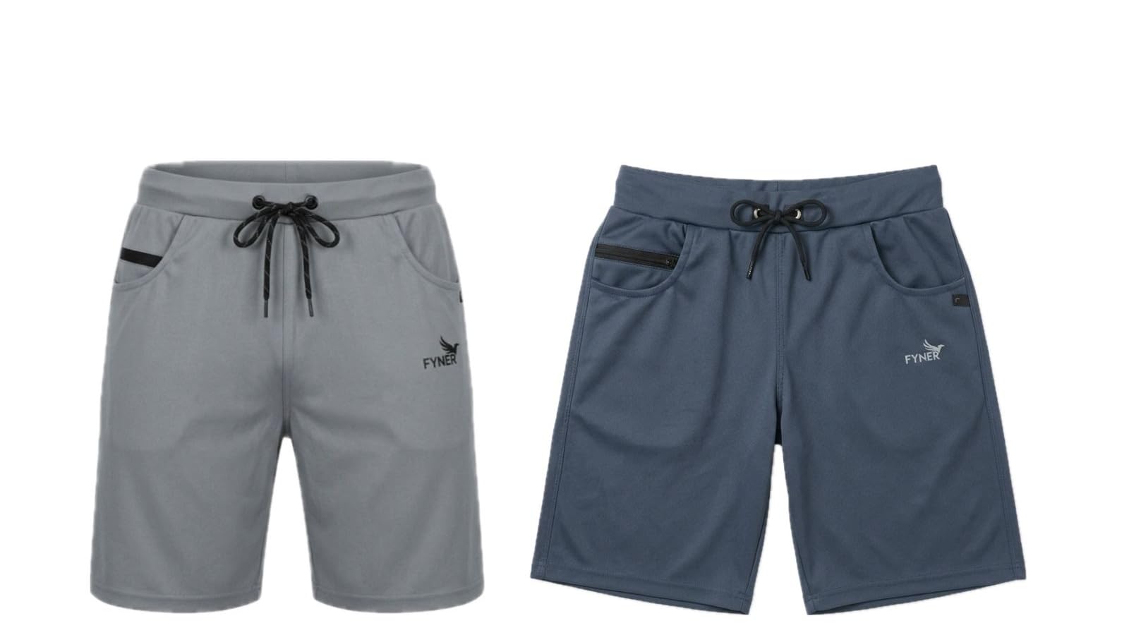 fyner Men’s Comfortable Training Shorts Combo (Pack of 2)-picture-43