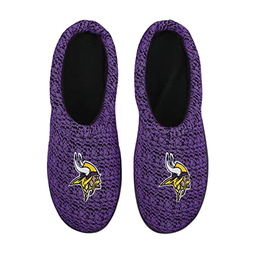 Image of FOCO NFL mens Poly Knit Cup Sole Slipper