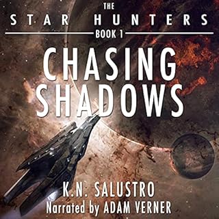 Chasing Shadows Audiolibro Por K. N. Salustro arte de portada