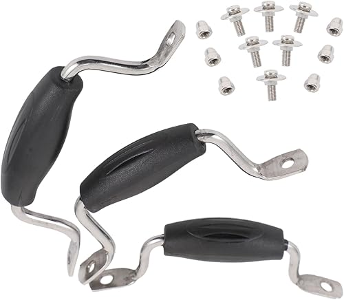 1 juego de pomos de repuesto para tapa de olla, agarres de mango de tapa de cacerola, agarres de acero inoxidable, asas de sujeción con tornillos, 2