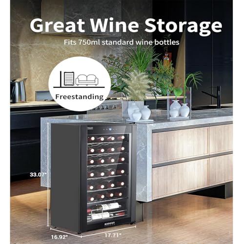 Bodega JC-82 Cooler 28 Bottle Compressor Wine Cooler Refrigerator thumb #2