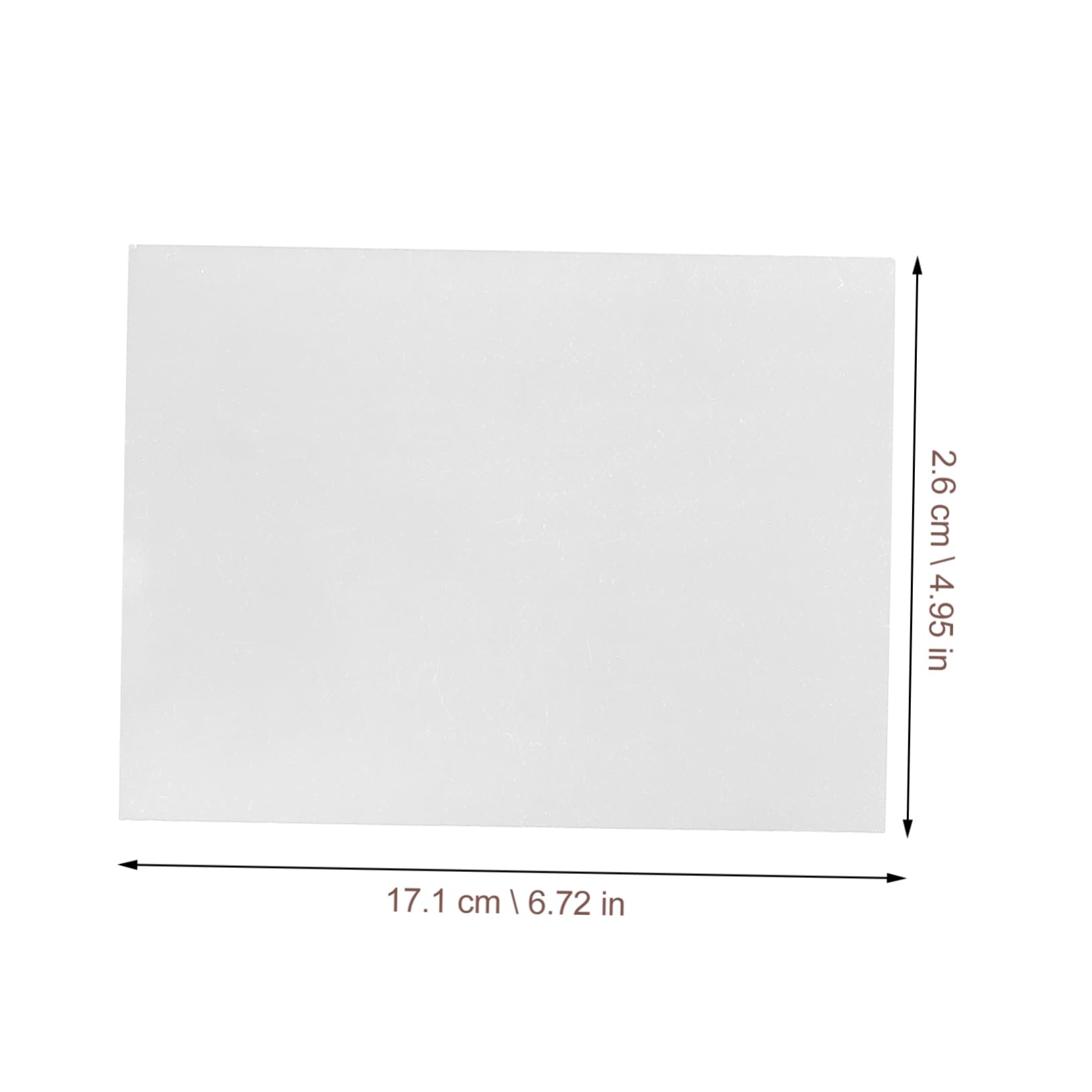 Unomor 10pcs Photo Frame Acrylic Sheet Window Film High-Transparency Sturdy DIY Picture Holder