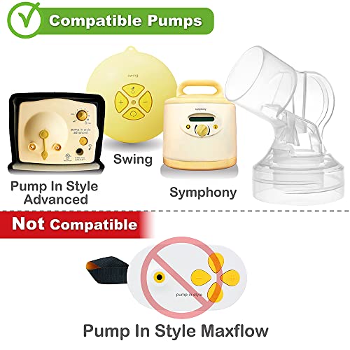 Image of Nenesupply Connectors Compatible with Medela Personalfit Connector and Medela Connector Medela Pump in Style Symphony Swing Breastpump Compatible with Medela Pump Parts Replace Medela Accessories