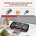 95KPa Vacuum Sealer for food,Commercial Full Automatic Food Vacuum Sealer Machine with Double 12mm Heat Seal, 10-in-1 Modes, Built in Cutter & Bag Storage, Includes 1 Roll and 10 Pre-Cut Bags