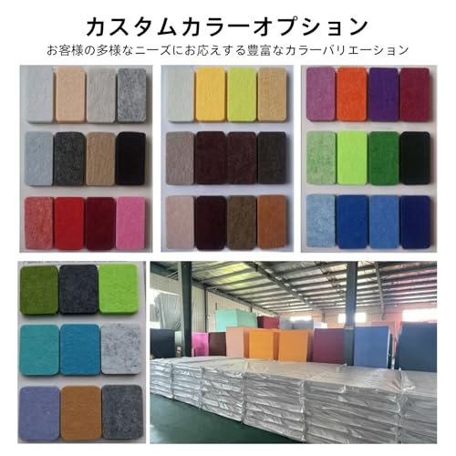 Jinchuan 吸音材 厚さ9mm 遮音シート 高密度 防音シート 吸音ボード 防音パネル の商品画像 7