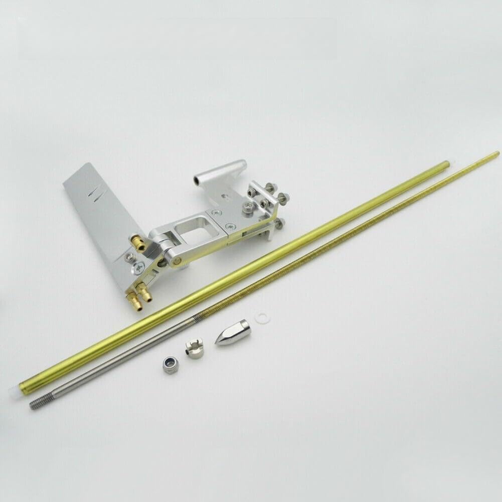 Zestaw steru sterowego wału elastycznego 4 mm RC Boat Marine Mount | Ten zestaw steru sterowego zapewnia precyzyjną kontrolę i wydajne chłodzenie wodą zdalnego sterowania statkiem morskim.