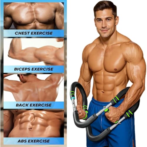 Image of ReeRaa Twister Arm Trainer,Arm Trainer for Men, Adjustable Chest Workout Equipment,Chest Trainer, Shoulder Muscle Training,Wrist & Forearm Strengtheners, Portable Home Fitness Equipment