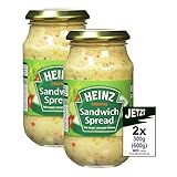 Heinz ORIGINAL Sandwich Spread Tangy Chrunchy 2x 300g (600g) - Pikanter Brotaufstrich