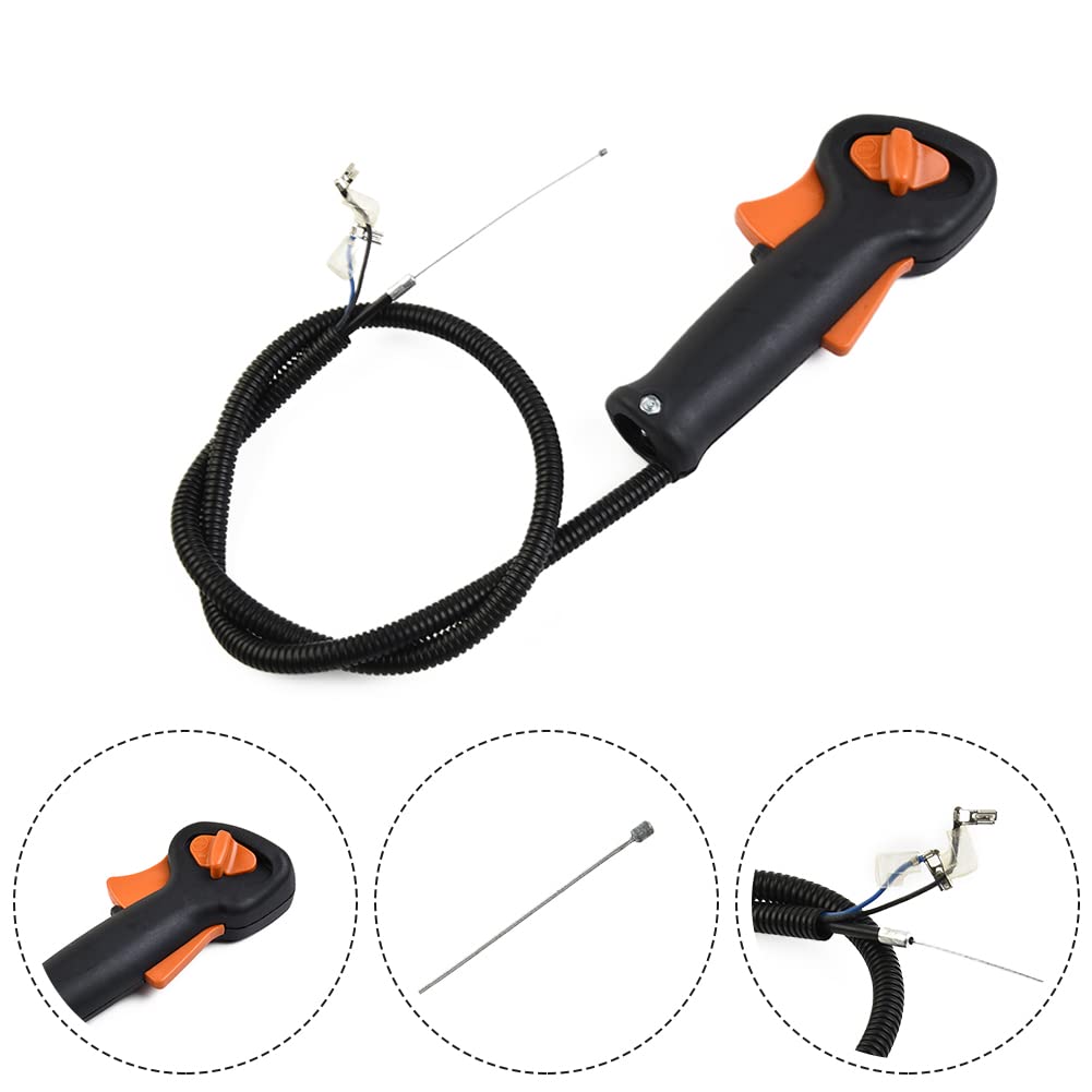 DAZZLEEX Interrupteur de poignée avec câble de déclenchement pour FS75 pour FS80 FS85 pour 4137-180-1109