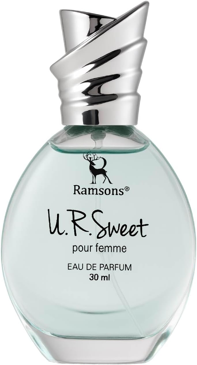 U R SWEET Eau De Parfum | 30 ML |Perfume For Women | TN - Peach, Plum, Orange Blossom, Green Leafy | MN - Honey, Jasmine, Rose, Lily of the Valley | BN - Amber, Woody, Musk, Vanilla