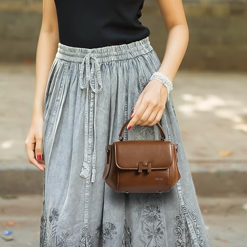 Image of EXOTIC Premium H-Lock Sling & Hand Bag for Women | PU Leather Crossbody with Magnetic Lock, Adjustable Strap & Top Handle | Ideal for Office, Travel & Daily Use