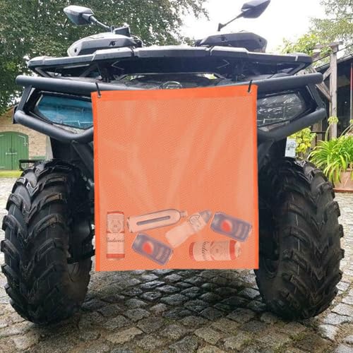 UTV ATV Mesh Trash Bag PVC Mesh Organizer UTV Trash Bag - Compatible with Polaris RZR Can-Am CFmoto Yamaha Honda Golf Carts Ect