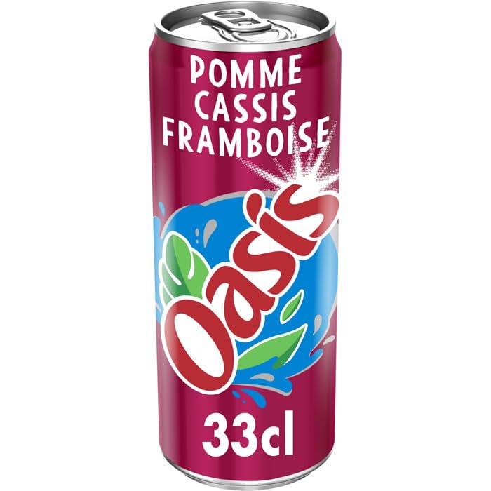 Boisson Ă la pomme, cassis et framboise,33 cl