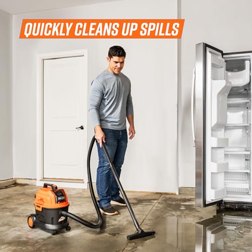 Image of Armor All 2.5 Gallon Max 20V Cordless Wet /Dry Shop Vacuum - DAA202W 0901 | Cordless Convenience, Powerful Wet /Dry Cleanup, Built for Auto Detailing, Portable Everyday Cleaning, Grab-and-Go Design