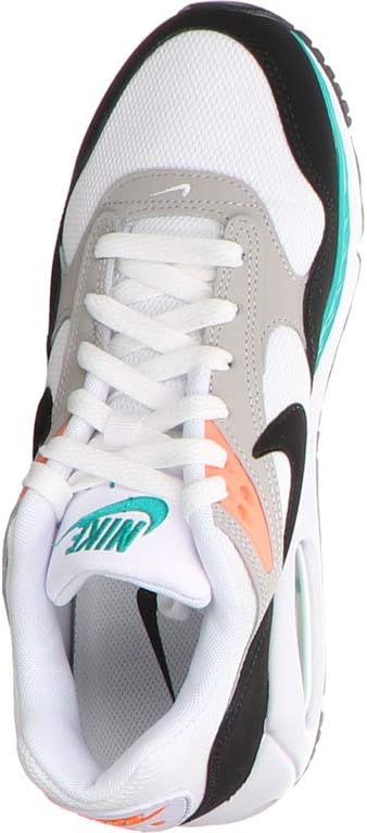 Nike Women's Air Max Correlate Running Shoes, White/Black-New Green, 10 M US image 5 of 7 B07Q73JHDM