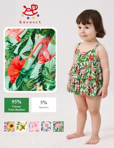 Bamboo Viscose Baby Girl Romper Dress Sleeveless Smocked Baby Girl Summer Outfit Multi-Layer Infant Dress3