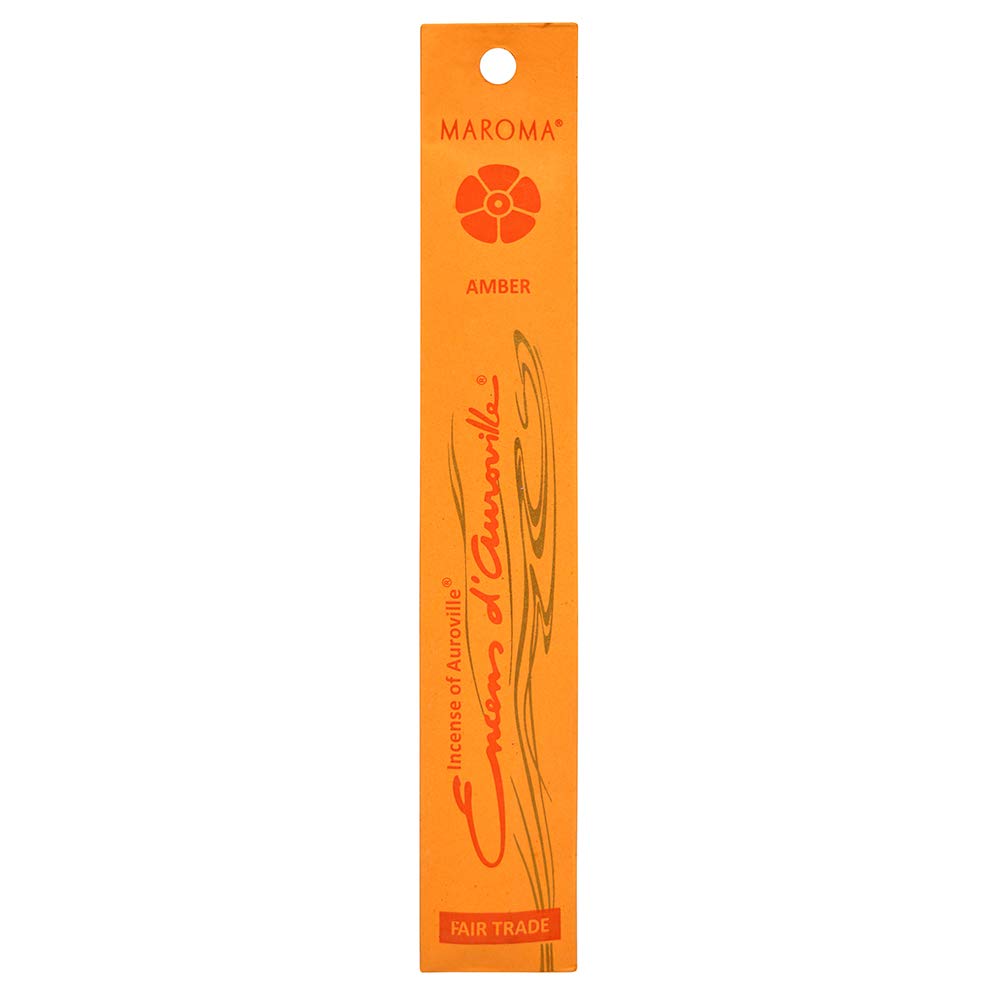 Maroma EDA Incense, Amber, 10 Count