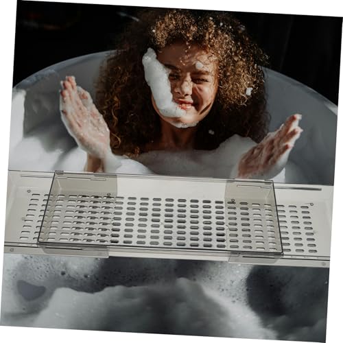 Plateau extensible avec drain contre l'humidité de la baignoire