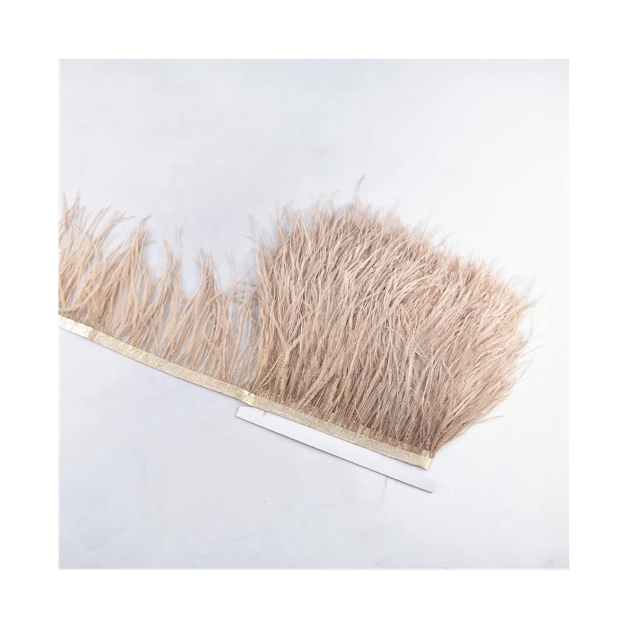 Plumes d'autruche d'ornementation 8-10cm ruban de plumes moelleuses pour décoration DIY