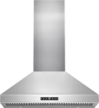 48 Inch Wall Mount Range Hood 1200CFM, 4-Speed Wall Mount Range Hood with Touch Control & Gesture Sensing Stainless Steel Kitchen Stove Vent Hoods with 4 LED Lights Ultra Series