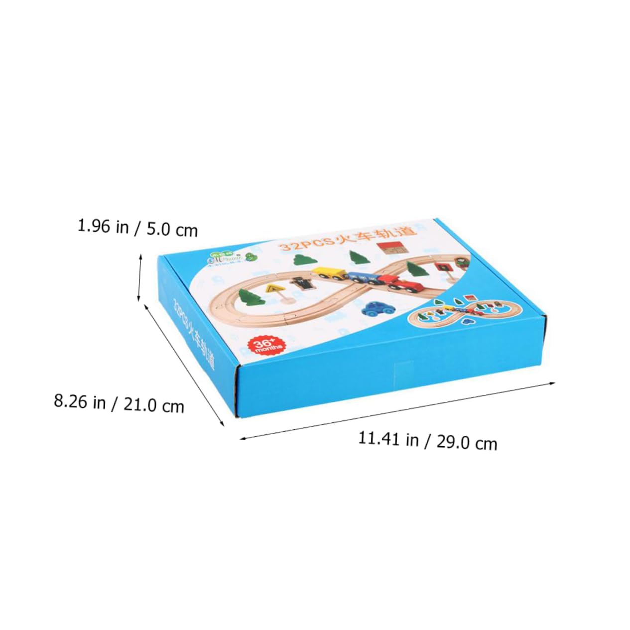 Toyvian 1set Treni Puzzle Ragazzo Ragazza Legno Gioco Educativo Per Sviluppare Creatività e Abilità Manuali