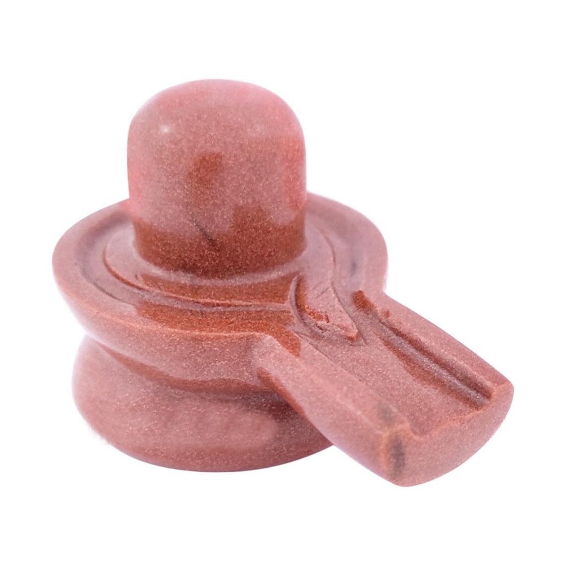 Shiva Lingam for Home,Spiritual Prayer Statues,Boost Spirituality & Positivity with Shiva Lingam,Ideal Religious Gift,Sun Stone (3 INCH)