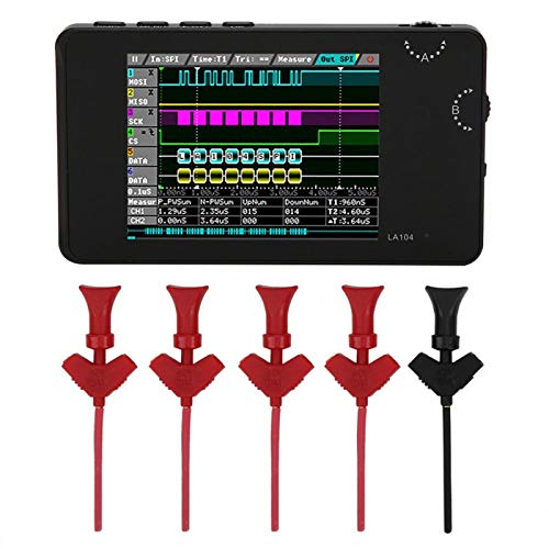 Analizador lógico para electrónica automotriz de 4 canales y pantalla LCD digital portátil 2