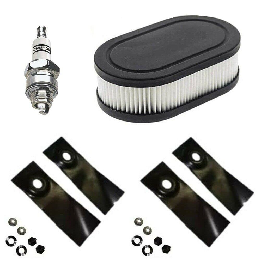 Filtro de aire, filtro, cuchillas, cortacésped de enchufe apto para Victa, apto para Rover, apto para Masport