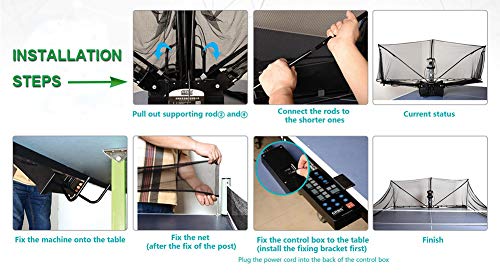 Ping Pong Table Tennis Robot Automatic Ball Machine for Training 9 Kinds of Spin