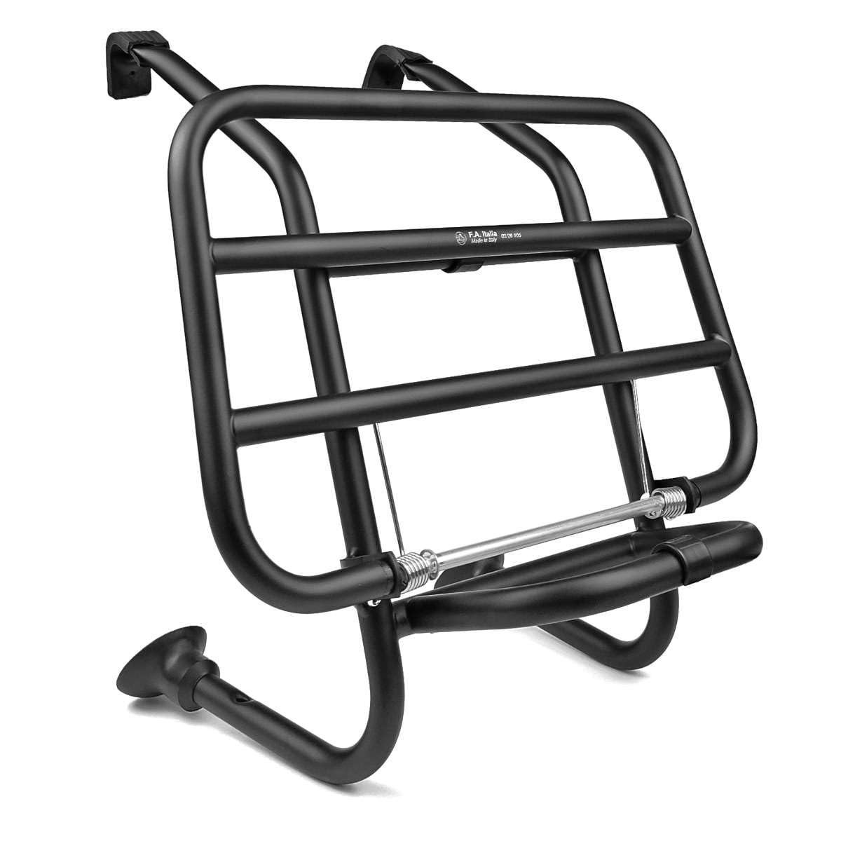 Gepäckträger vorne schwarz matt kompatibel mit Vespa 50 125 150 PX PE Special PK ET3 Rally Primavera