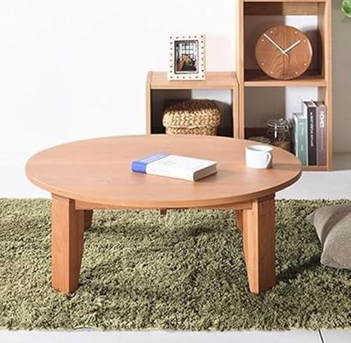 [総無垢]ちゃぶ台90 折りたたみ チェリー 大川家具