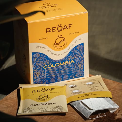 ReQaf Colombia Drip Coffee Bags 10 Pack