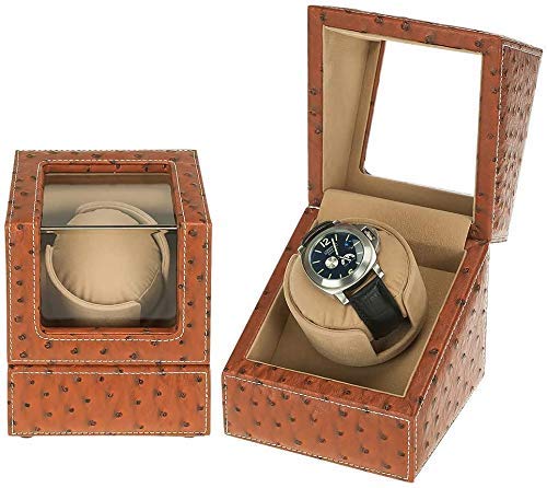Estuche rotor de relojes automáticos de madera noble y motor ultrasilencioso
