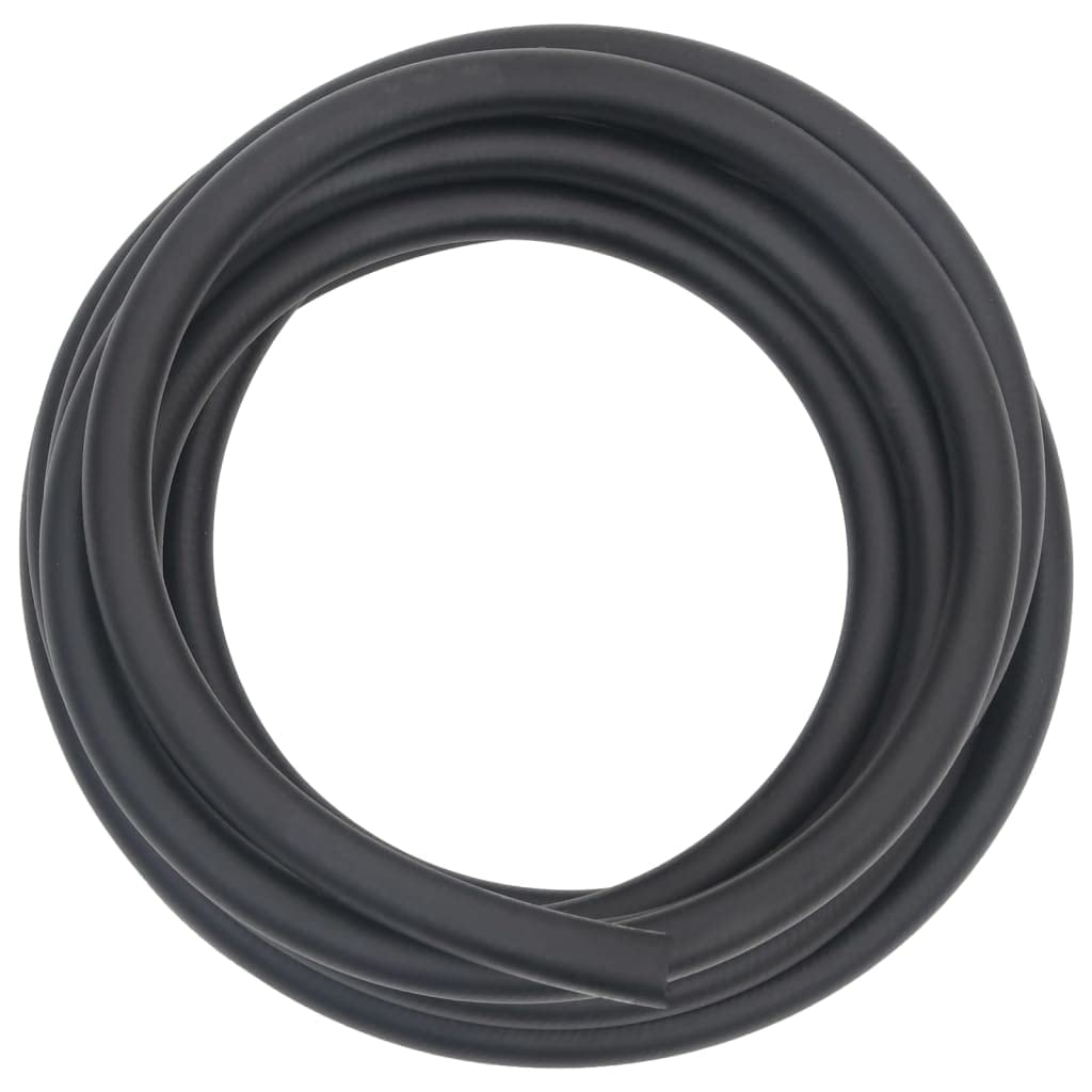 Tubo dell'aria ibrido nero, 1,5 cm, 10 m, in gomma PVC, per compressore, pneumatico, a spirale, flessibile, resistente alle pieghe, officina, garage, industria, edilizia, artigianato