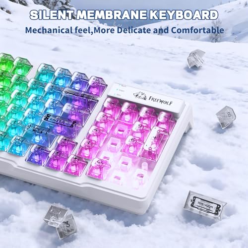 Teclado Gamer M95 Membrana RGB USB-C miniatura 3
