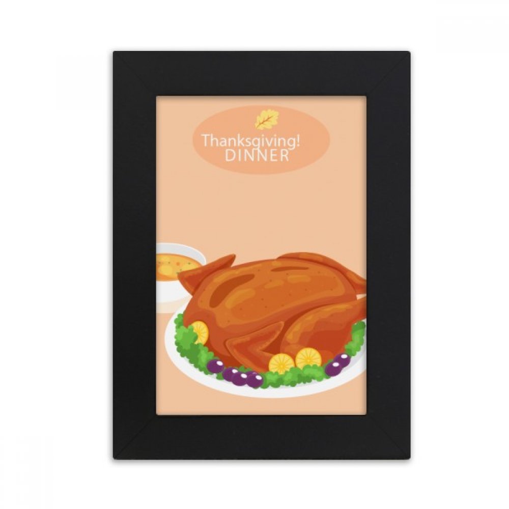 Cadre photo Thanksgiving multicolore de bureau pour decorer votre salon en automne