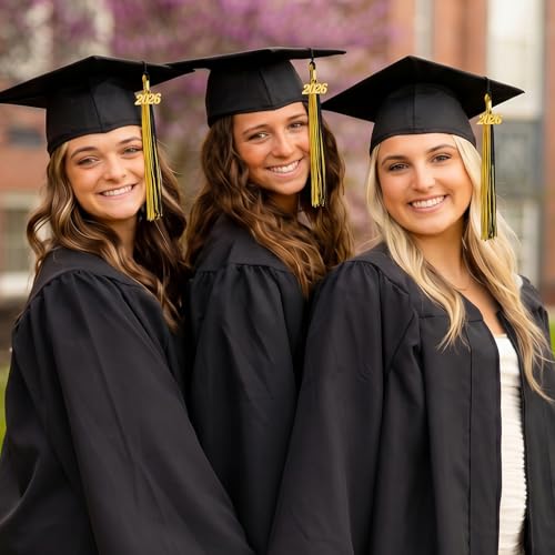 Image of GraduationMall Single&Multiple Color Graduation Tassel with 2026 Year Charm 9 inch