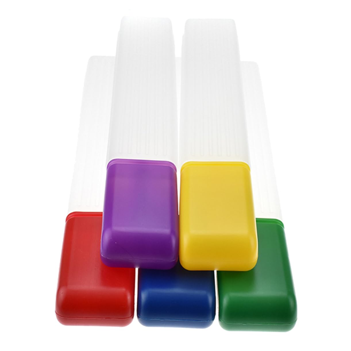 Anneome 10piezas Estuche De Almacenamiento Para De Tejer y Tubo Plástico Resistente y Organizador De De
