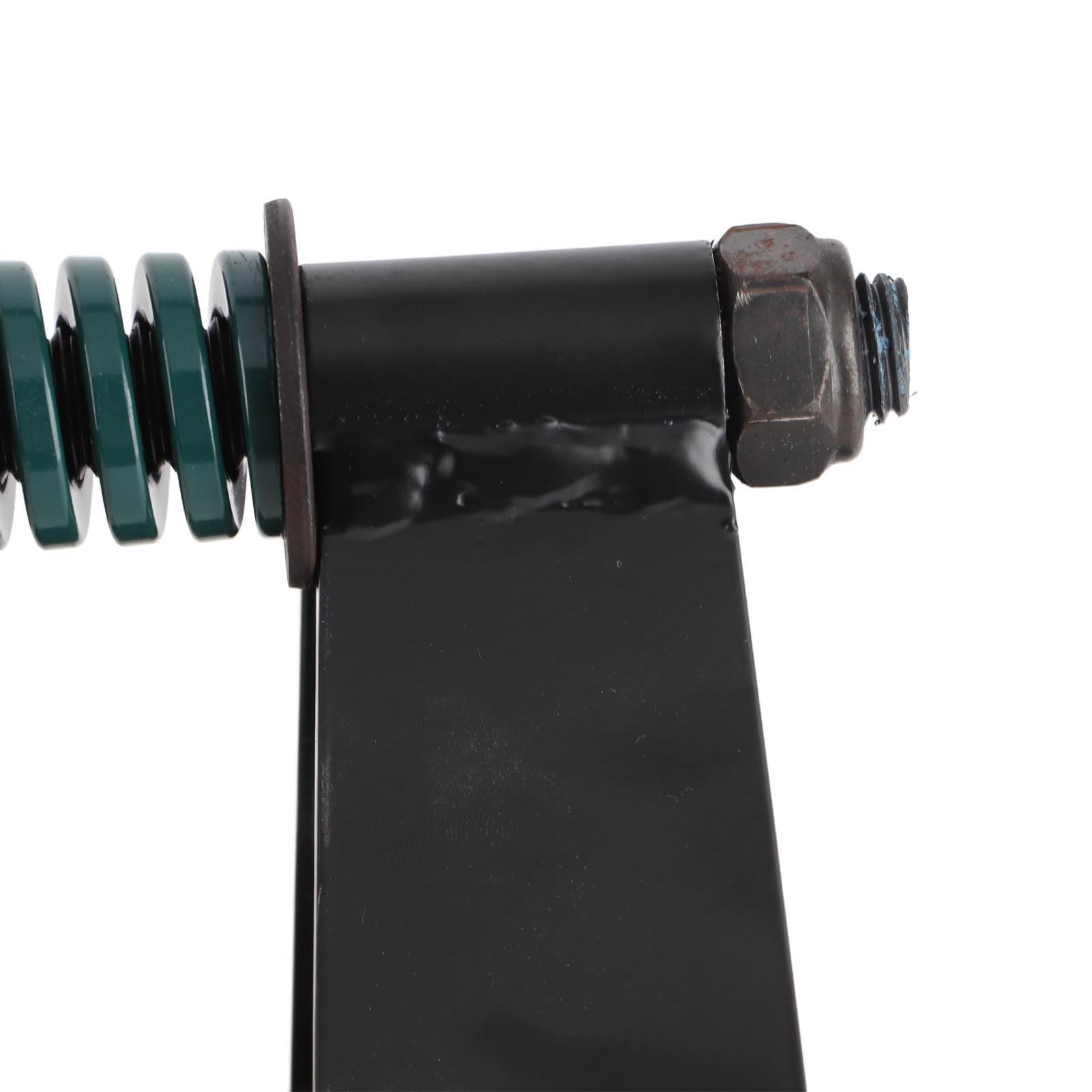 Fabater Rueda de Puerta de 8 Pulgadas, Capacidad de Carga de 600 Libras, Rueda de Puerta de Cerca Resistente con Caucho de Acero Al Carbono, de Soporte Inoxidable con Recubrimiento en Polvo Negro