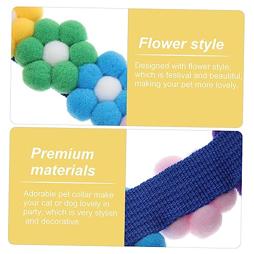 Collier pour chien et chat BESPORTBLE | Lot de 5 nœuds papillon réglables en polyester