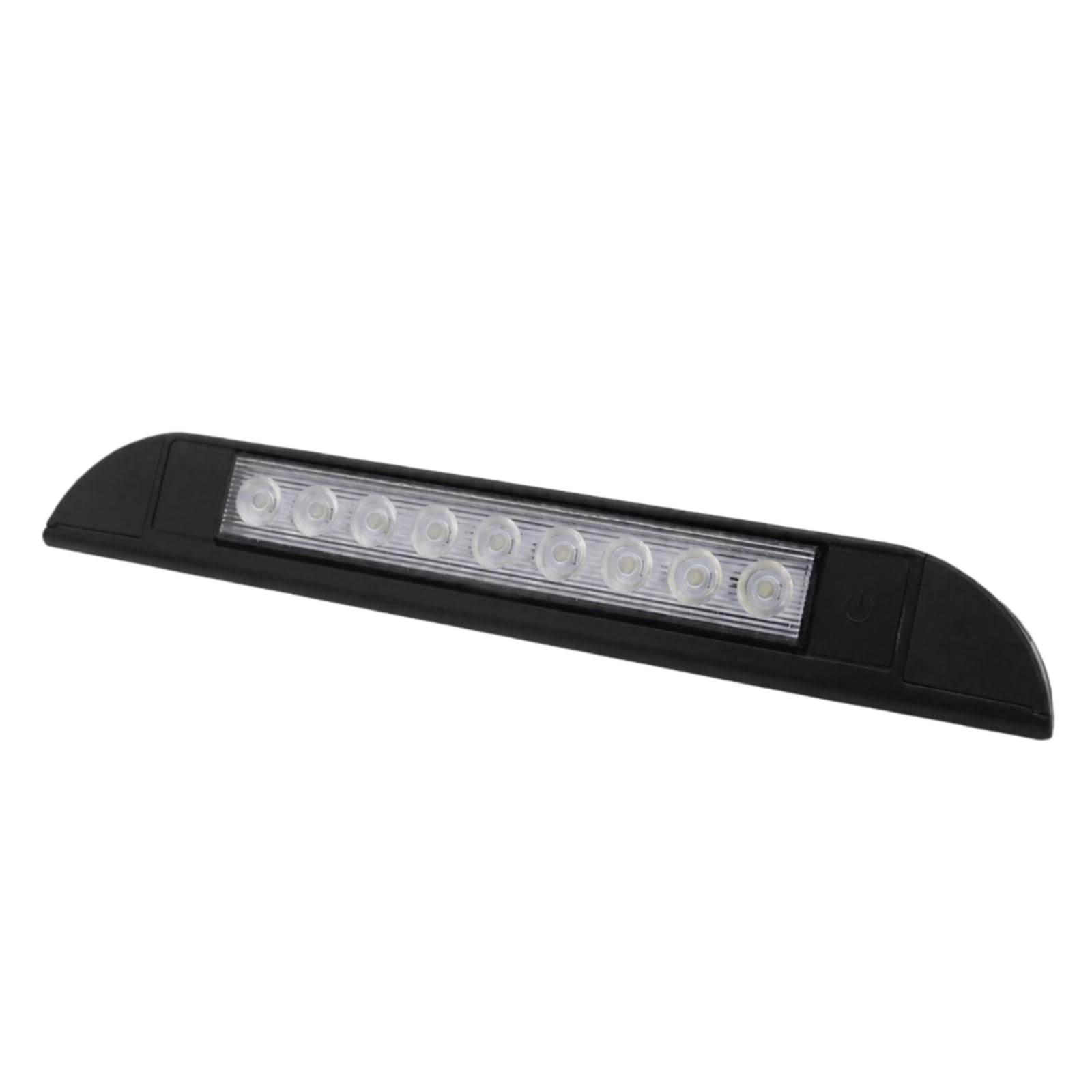 KESOTO Lámpara LED con 9 Diodos Emisores lgada Luz LED con Carcasa PC y Lente Rectangular Flexible para Lectura en Vehículo, Negro