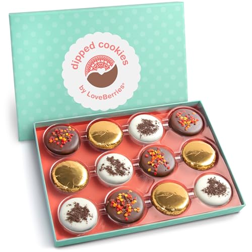 Thanksgiving Fall Chocolatey Covered Sandwich CookiesGift Box by Love Berries
