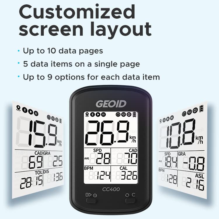 GEOID CC400 with customized screen layouts